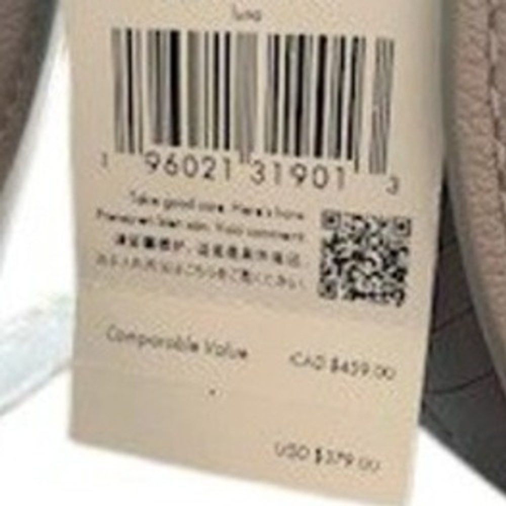 Kate Spade Crossbody Bag Leather Woven Taupe Small Purse Designer - Picture 9 of 9